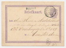 Bussum - Trein kleinrondstempel Amsterdam - Zutphen IV 1874