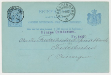 Trein kleinrondstempel Amsterdam - Zutphen V 1897