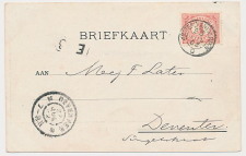 Trein kleinrondstempel Amsterdam - Antwerpen C 1902