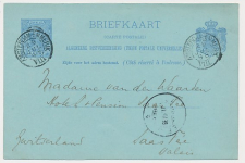 Trein kleinrondstempel Amsterdam - Emmerik VIII 1898