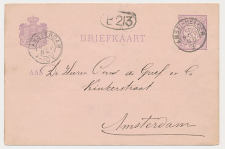 Krommenie - Trein kleinrondstempel Amsterdam - Helder A 1888