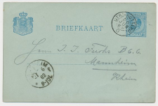 Trein kleinrondstempel Utrecht - Rotterdam C 1882