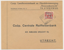 Spoorweg poststuk Steenwijk - Utrecht 1941
