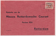 Spoorweg poststuk Goor - Rotterdam 1941