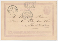 Stempel Distributiekantoor Lisse - Amsterdam 1872