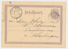 Geschreven haltenaam  Zuidbroek - Harlingen 1876