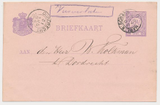 Geschreven haltenaam  Vierverlaten - Dordrecht 1884