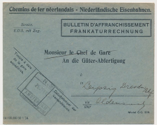 Dienst N.S. Amsterdam 1935 - Bulletin D Affranchissement