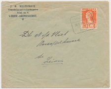 Treinblokstempel : Vlissingen - Breda IV 1924 s Heer Arendskerke