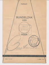 Treinblokstempel : Zwolle - Groningen XV 1947