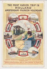 Prentbriefkaart Noord Hollandsche Tramweg Mij. 1912 