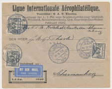 VH H 26 d IJspostvlucht s Gravenhage - Schiermonnikoog 1929