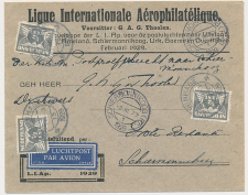 VH H 28 b IJspostvlucht s Gravenhage - Schiermonnikoog 1929