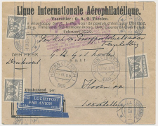 VH H 29 b IJspostvlucht s Gravenhage - Terschelling 1929