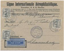VH H 29 c IJspostvlucht s Gravenhage - Schiermonnikoog 1929
