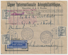 VH H 34 b IJspostvlucht s Gravenhage - Schiermonnikoog 1929