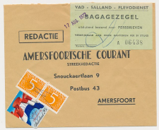 Amersfoort 1972 - VAD Bagagezegel voor persbrieven