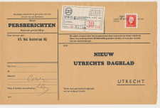 Utrecht -  Persbericht - NBM vrachtzegel 30 cent
