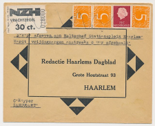 Zandvoort - Haarlem - Vrachtzegel NZH 30 ct.