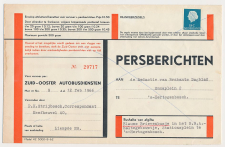 Liempde - s Hertogenbosch 1966 - Persbericht Z.O. Autobusdienst