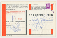Milsbeek  - Nijmegen 1976 - Persbericht Z.O. Autobusdienst