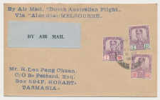 VH C 90 V y Singapore -Johore - Sydney Australie - Tasmanie 1931