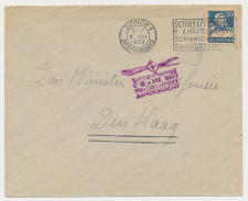 VH A 41A b Zwitserland - s Gravenhage 1929 Propellerstempel    