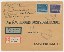 VH A 73 c Stockholm Zweden - Amsterdam 1930