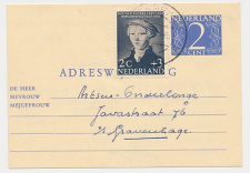 Verhuiskaart G. 23 Bennekom - s Gravenhage 1957