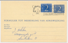 Verhuiskaart G. 24 Locaal te Amsterdam 1957