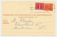 Verhuiskaart G. 30 Locaal te Amsterdam 1965