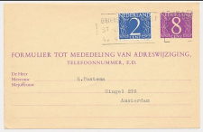 Verhuiskaart G. 32 Locaal te Amsterdam 1966