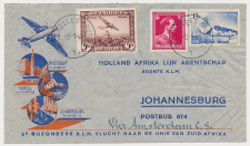 VH A 163 e Brussel Belgie - Johannesburg Zuid Afrika 1940