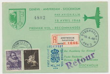 VH A 227 b Amsterdam - Stockholm Zweden 1946