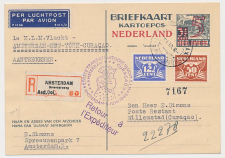 VH A 243 c Amsterdam - Willemstad Curacao 1946