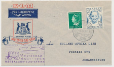 VH A 259 a Amsterdam - Johannesburg Zuid Afrika 1946