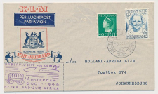 VH A 259 a Amsterdam - Johannesburg Zuid Afrika 1946