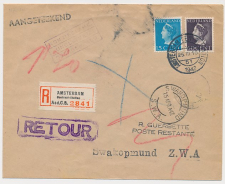 VH A 265 H b Amsterdam - Swakopmund S.W.A. Namibie 1947   