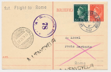 VH A 273 b Amsterdam - Rome Italie 1947 - Censuur Oostenrijk