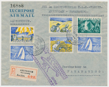 VH A 337 c Amsterdam - Paramaribo Suriname 1949