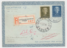 VH A 364 H c Amsterdam - Sydney Australie 1950