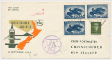 VH A 414 b Amsterdam - Christchurch N.Z. 1953 / 1955