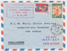 VH A 521 b Saigon Vietnam - s Gravenhage 1959