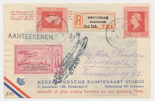 VH P 52 Hiversum - Amsterdam - Terwinselen 1945 - Raketpost