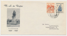 FDC / 1e dag Em. De Ruyter 1957 - Vlissingen