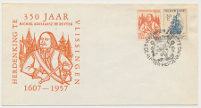 FDC / 1e dag Em. De Ruyter 1957 - Vlissingen