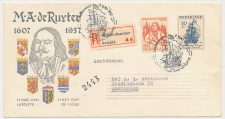 FDC / 1e dag Em. De Ruyter 1957 - E30 Autopostkantoor 
