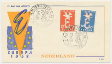 FDC / 1e dag Em. Europa 1958 