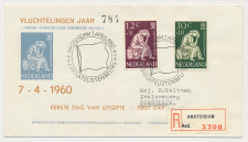 FDC / 1e dag Em. Vluchtelingen 1960 - Philatelistenbeurs