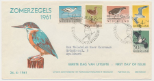 FDC / 1e dag Em. Zomer 1961 - Philatelistenbeurs